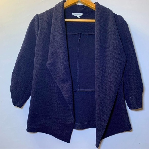 Zenana Outfitters Blue Open front blazer S - Picture 2 of 8